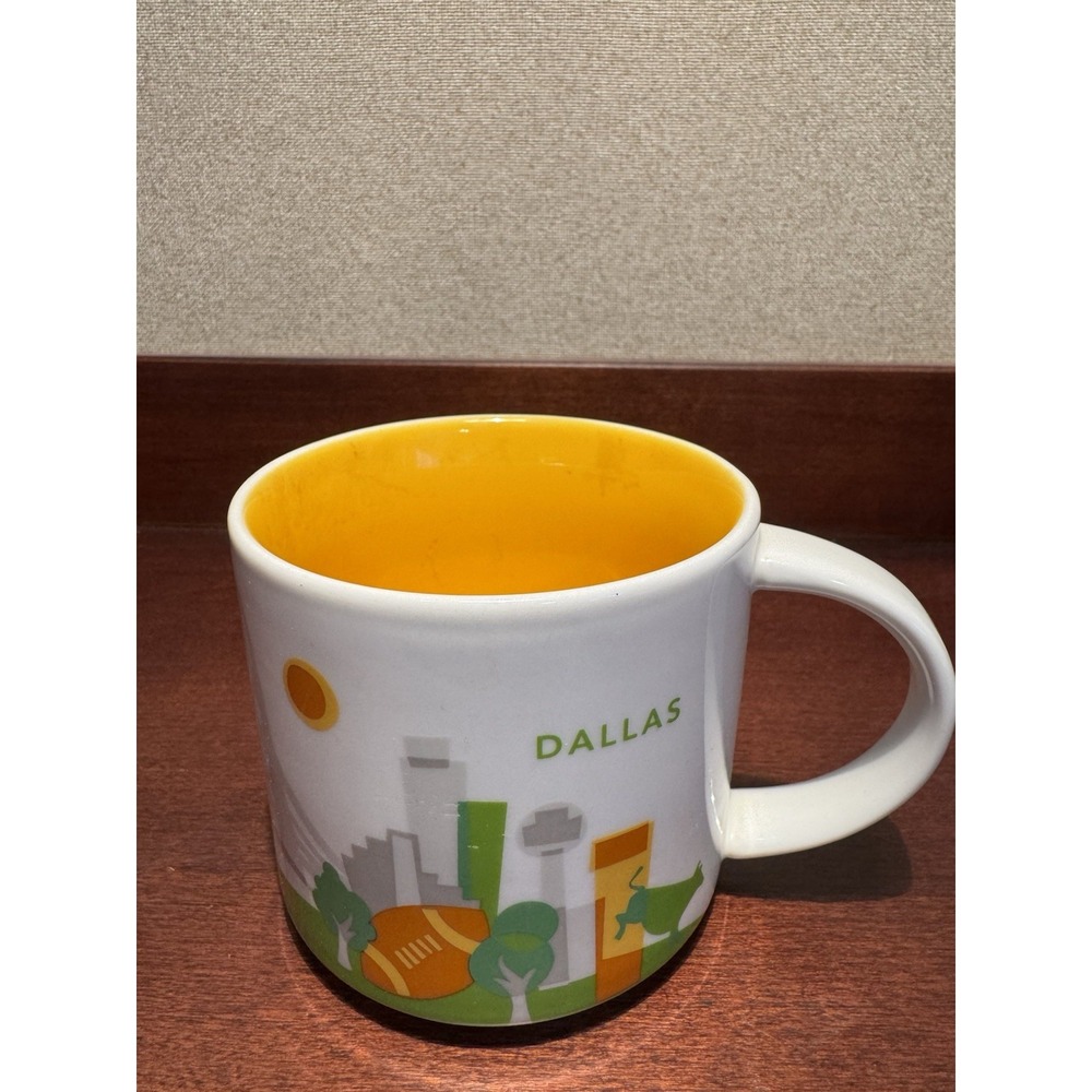 Starbucks YAH You Are Here Dallas Coffee Mug